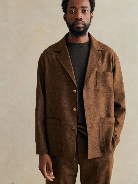 Traveler Jacket Lambswool Twill - Chestnut