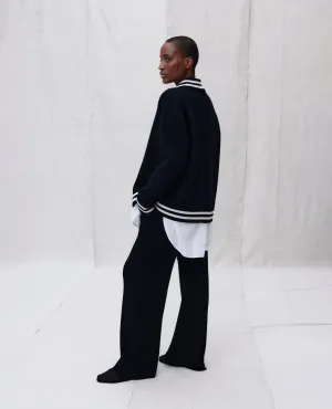 Unisex Jacket aus Cashmere-Mischung in Schwarz