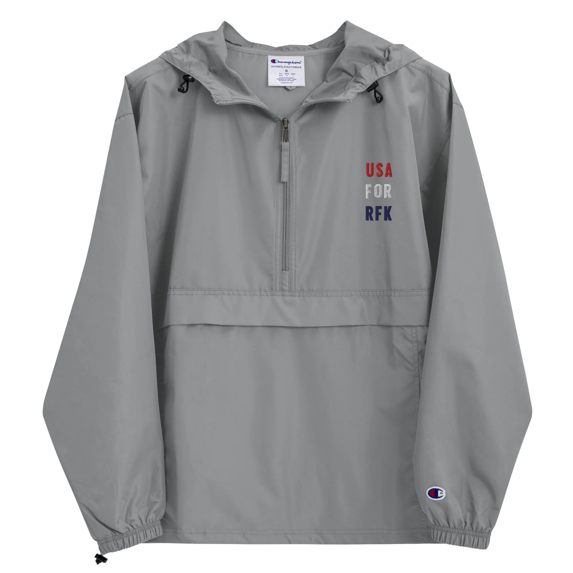 USA for RFK Embroidered Champion Packable Jacket
