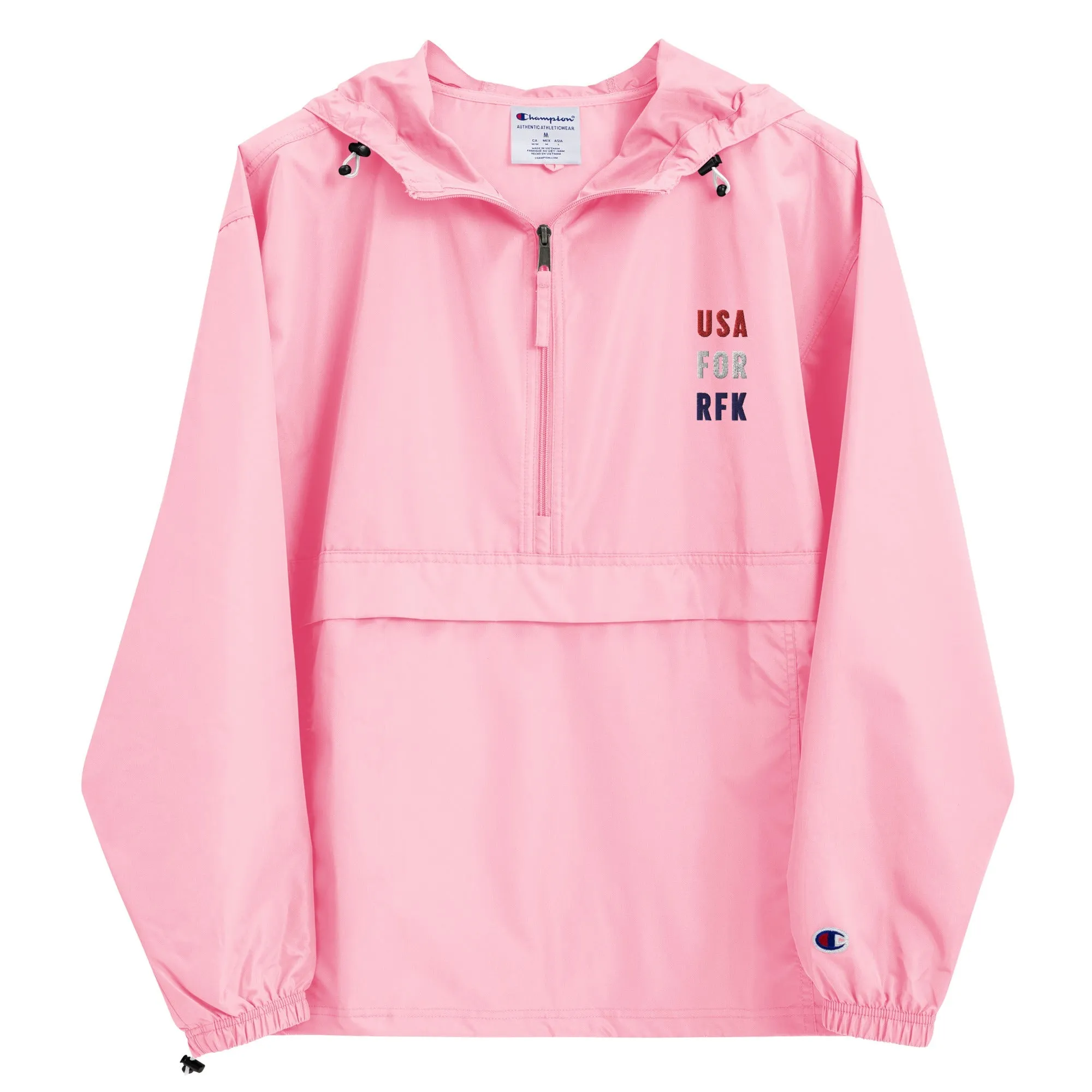 USA for RFK Embroidered Champion Packable Jacket