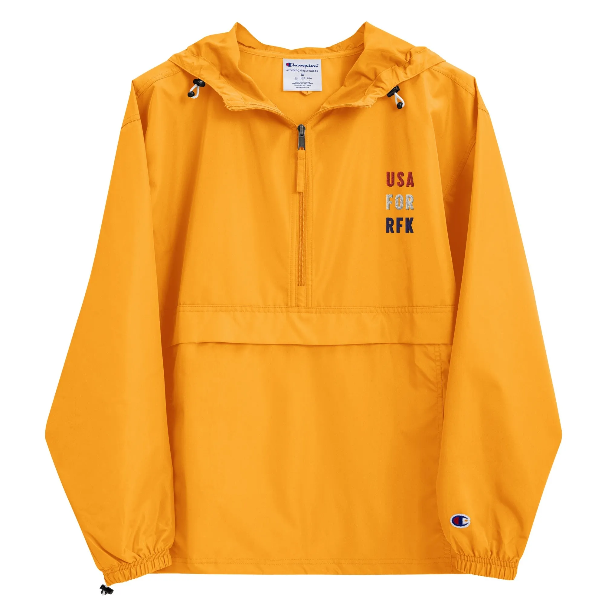 USA for RFK Embroidered Champion Packable Jacket