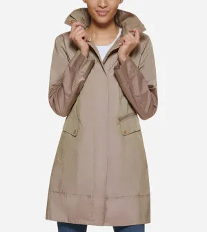 Women's Packable Hooded Rain Jacket